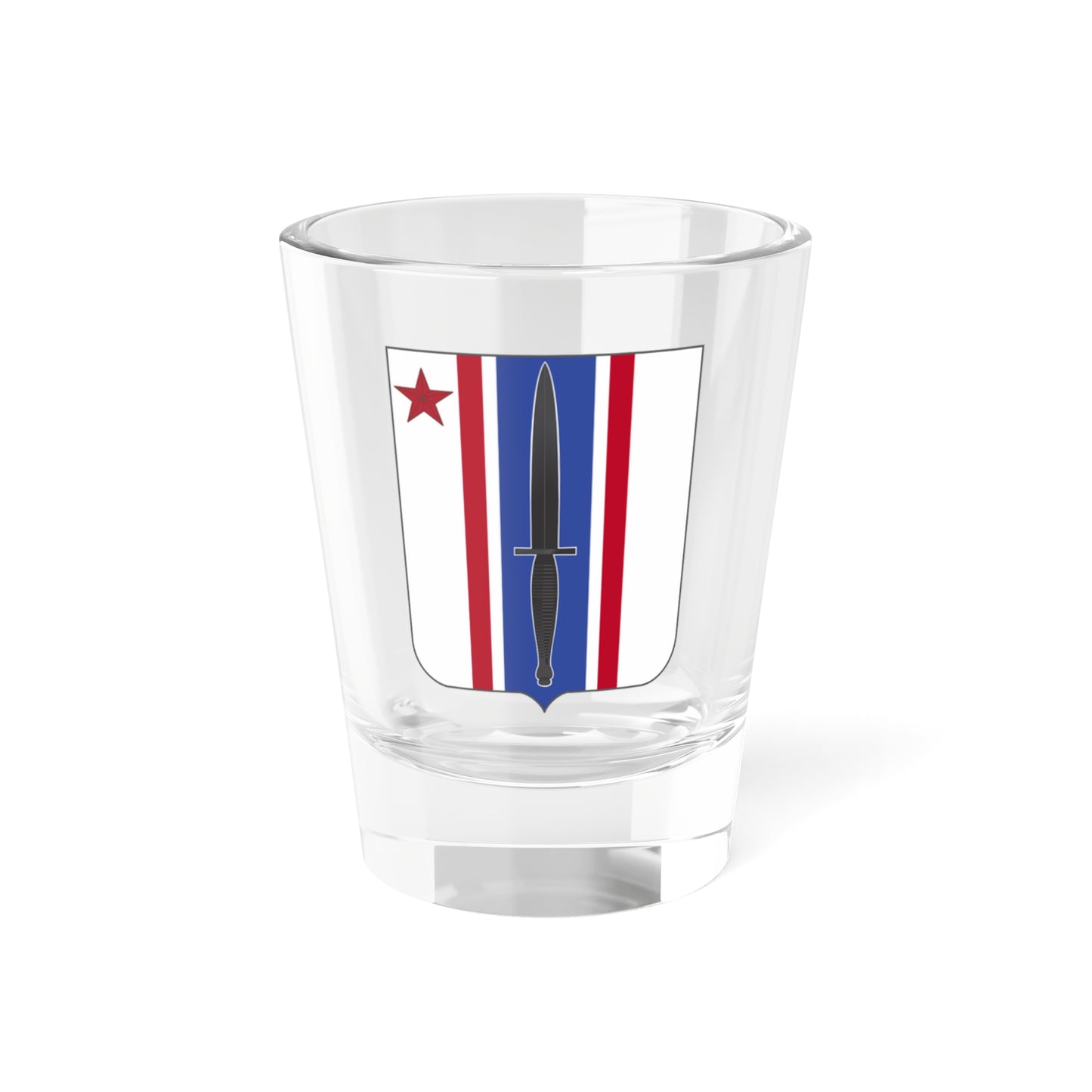 Verre à liqueur du 80e bataillon des affaires civiles 2 (armée américaine) 1,5 oz