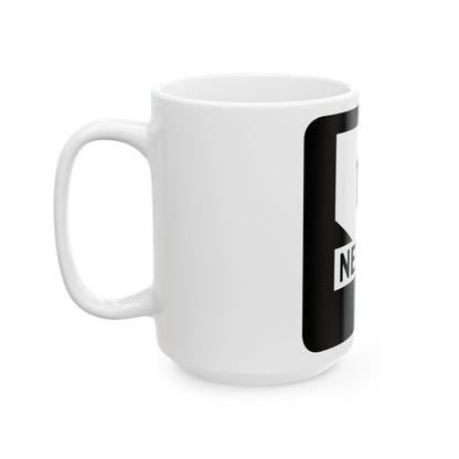 Nevada 1A (Nevada) (Road Sign) White Coffee Mug