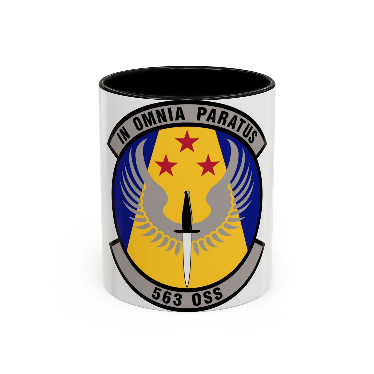 563d Operations Support Squadron (U.S. Air Force) Accent Coffee Mug