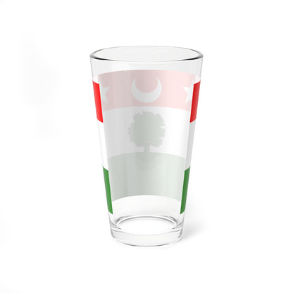 Flag of Aubusson Creuse (France) Pint Glass 16oz