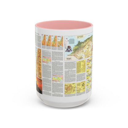 Middle East - The Peoples 2 (1972) (Map) Accent Coffee Mug