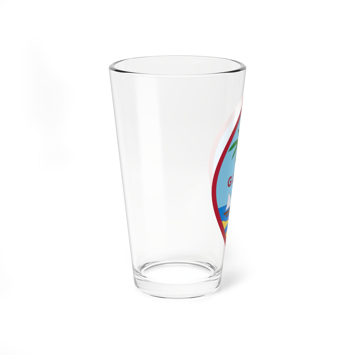 Seal of Guam (United States) (Coat of Arms) Pint Glass 16oz