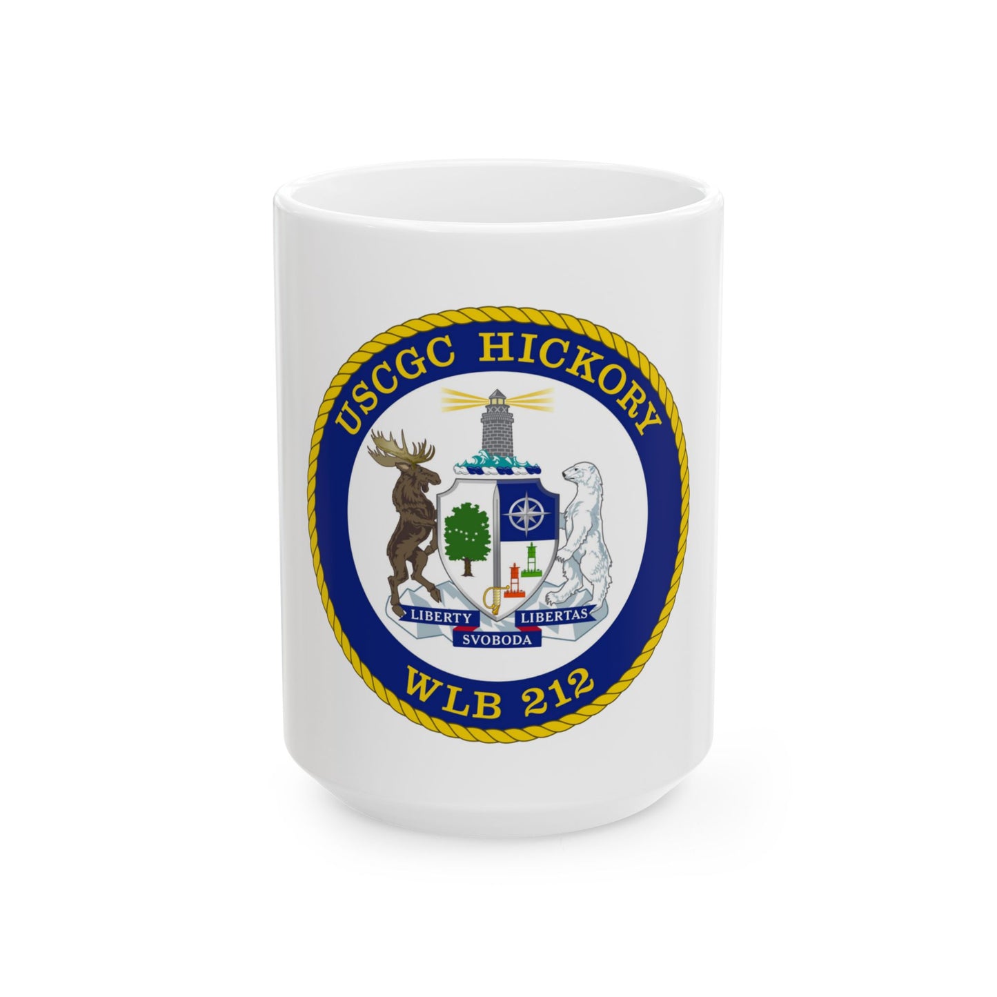 USCGC Hickory WLB 212 (U.S. Coast Guard) White Coffee Mug