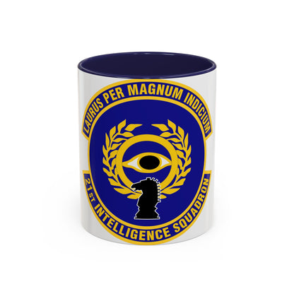 21st Intelligence Squadron (U.S. Air Force) Accent Coffee Mug