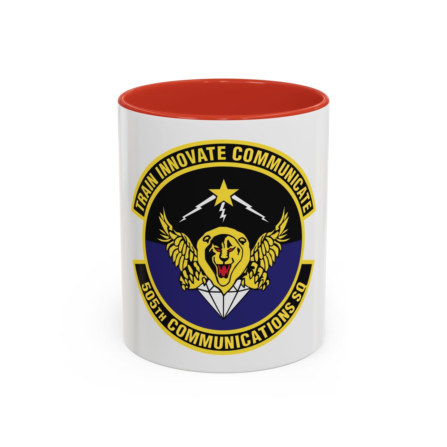 505th Communications Squadron (U.S. Air Force) Accent Coffee Mug