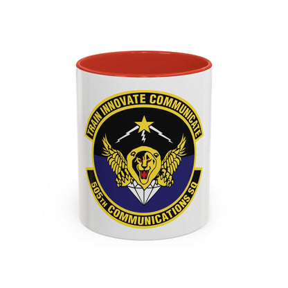 505th Communications Squadron (U.S. Air Force) Accent Coffee Mug