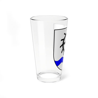 Mulegns wappen (Switzerland) (Coat of Arms) Pint Glass 16oz