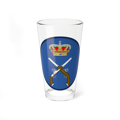 Emblem of the Danish Military Police (Denmark) (Coat of Arms) Pint Glass 16oz