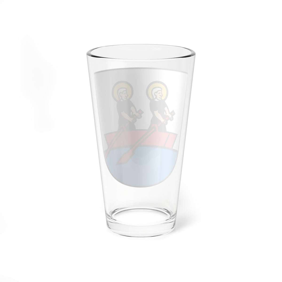 Oberägeri Wappen (Switzerland) (Coat of Arms) Pint Glass 16oz