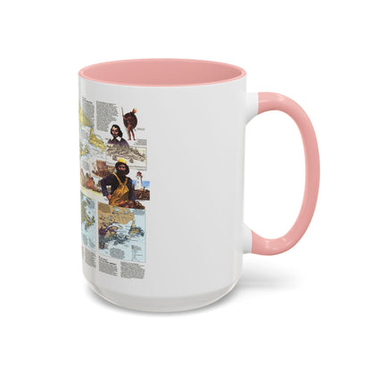 USA - Northern Approaches 2 (1985) (Map) Accent Coffee Mug