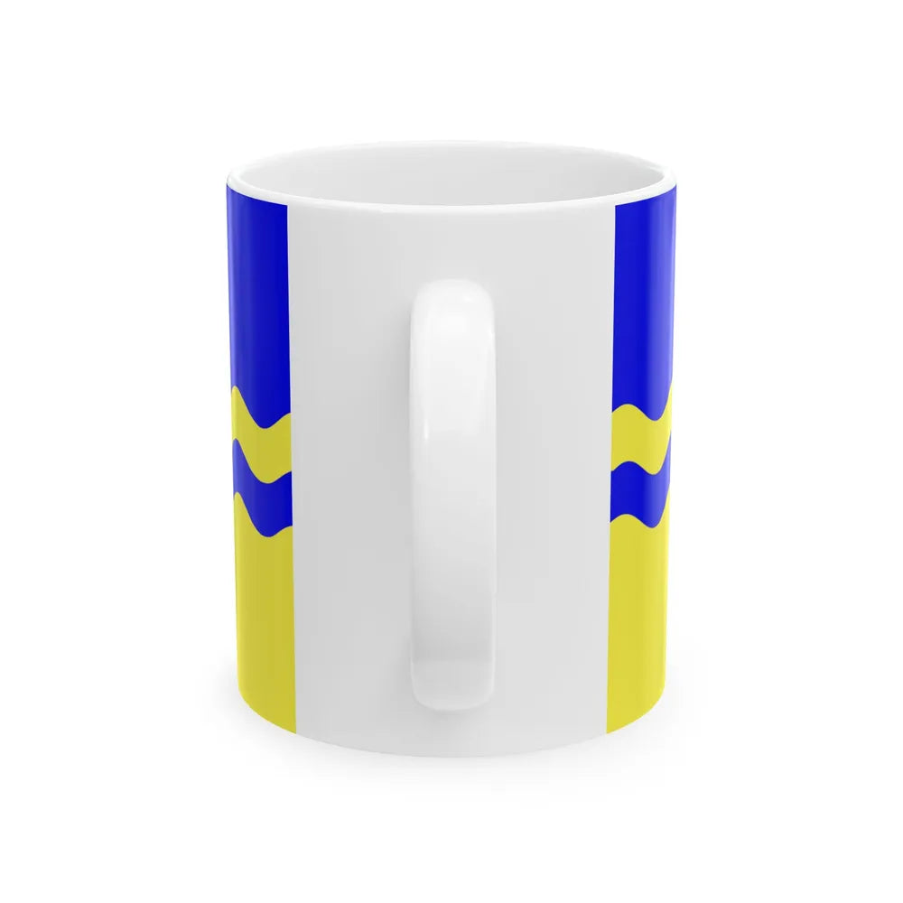 Flag of Prince George British Columbia Canada - White Coffee Mug-Go Mug Yourself