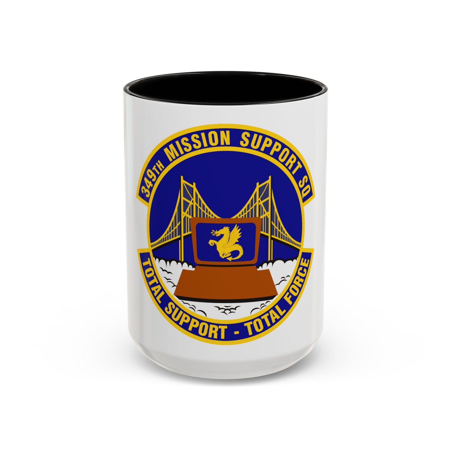 349th Mission Support Squadron (U.S. Air Force) Accent Coffee Mug