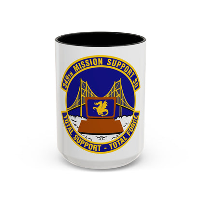 349th Mission Support Squadron (U.S. Air Force) Accent Coffee Mug
