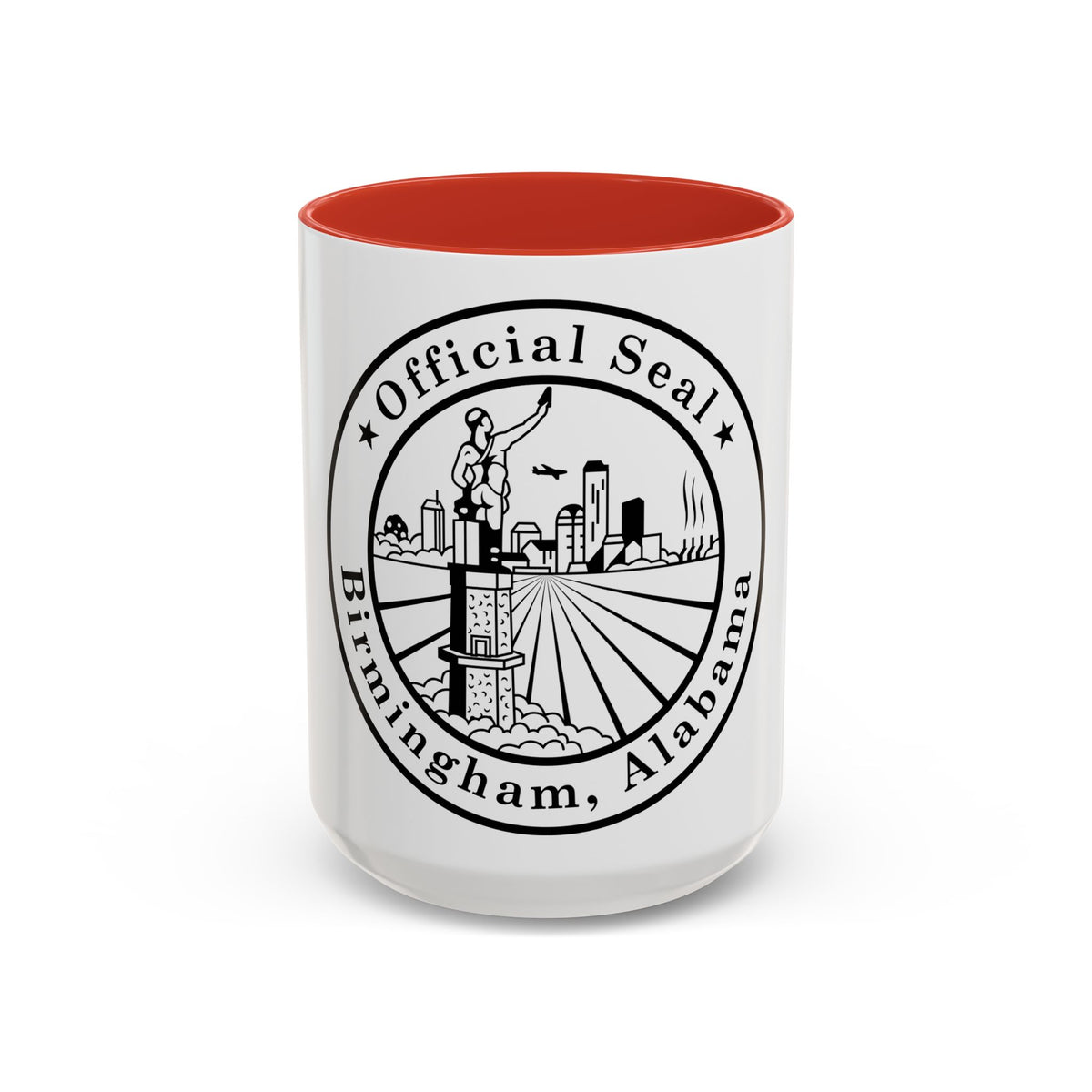 Seal of Birmingham Alabama - Accent Coffee Mug