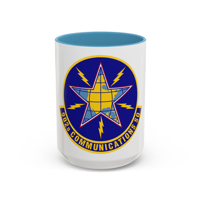 902d Communications Squadron (U.S. Air Force) Accent Coffee Mug