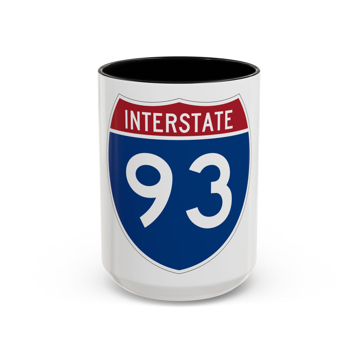 Interstate 93 (U.S. Highways) Accent Coffee Mug