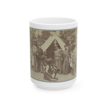7th N.Y. State Militia, Camp Cameron, D.C., 1861 001 (U.S. Civil War) White Coffee Mug