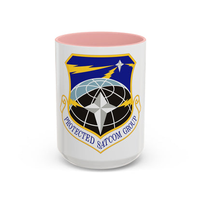 Protected SATCOM Group (U.S. Air Force) Accent Coffee Mug