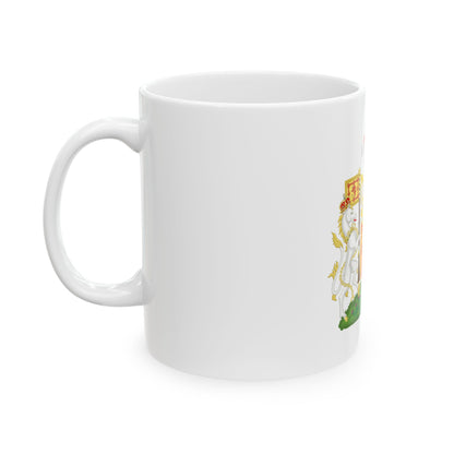 Royal Coat of Arms of the Kingdom of Scotland - White Coffee Mug
