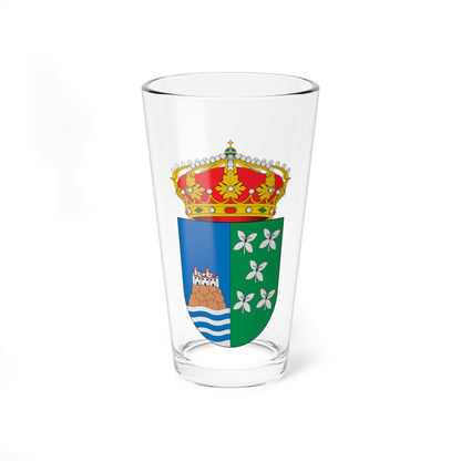 Escudo de Armuña de Almanzora (Spain) (Coat of Arms) Pint Glass 16oz