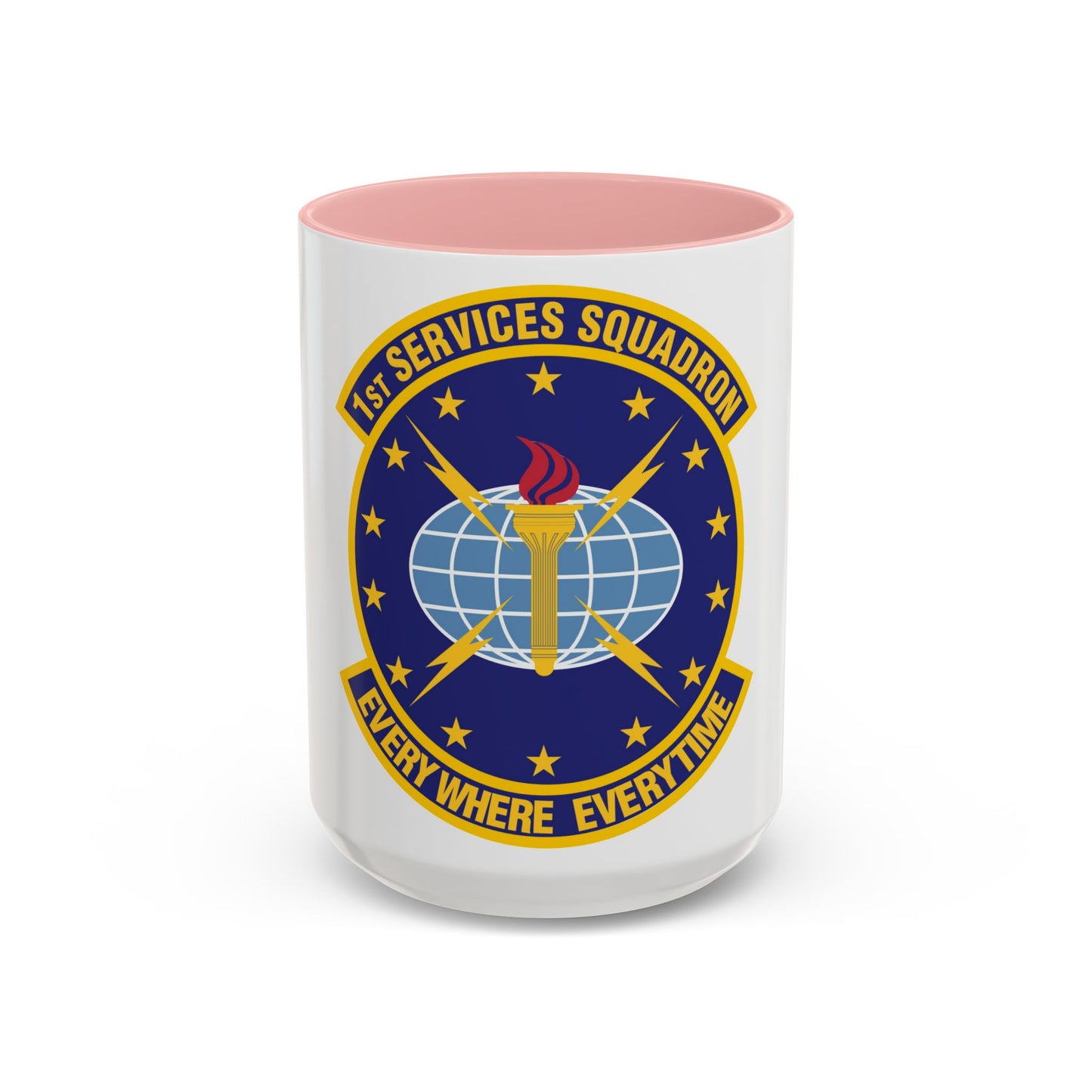 1st Services Squadron (U.S. Air Force) Accent Coffee Mug