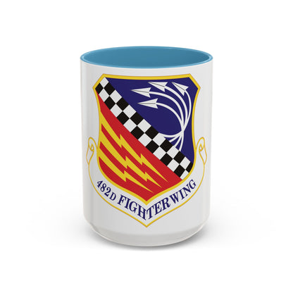 482d Fighter Wing (U.S. Air Force) Accent Coffee Mug