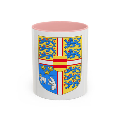 Royal arms of Denmark - Accent Coffee Mug