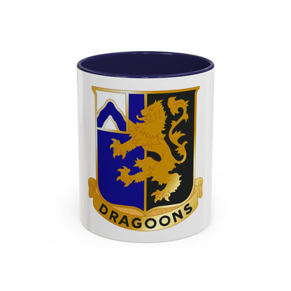 48th Infantry Regiment (U.S. Army) Accent Coffee Mug