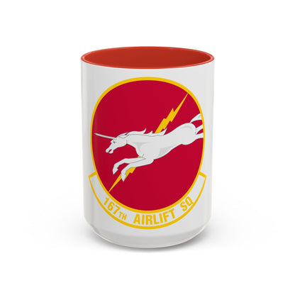 167 Airlift Squadron (U.S. Air Force) Accent Coffee Mug