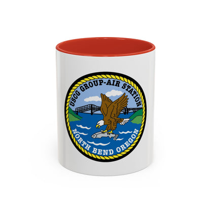 USCG Group Air Station North Bend (U.S. Coast Guard) Accent Coffee Mug