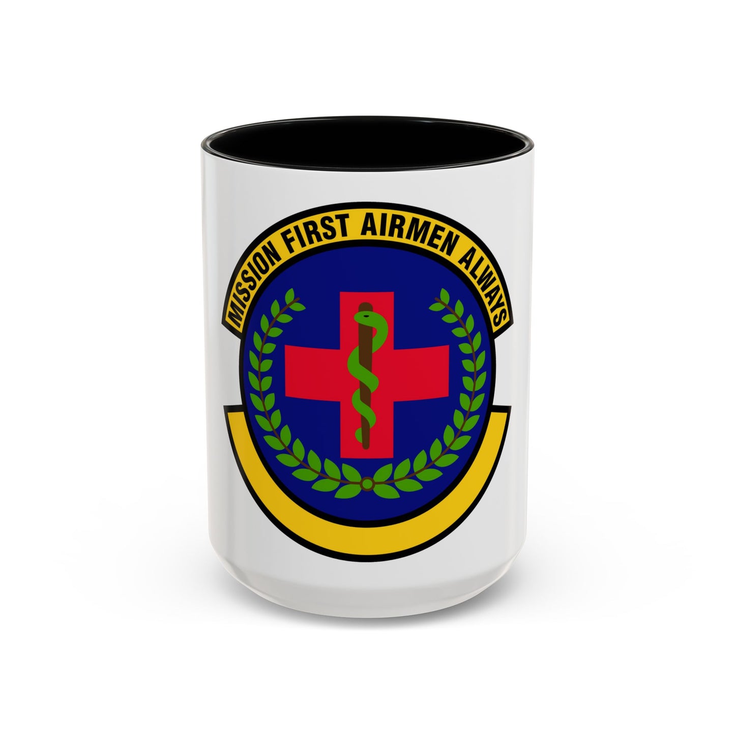 22 Healthcare Operations Squadron AMC (U.S. Air Force) Accent Coffee Mug