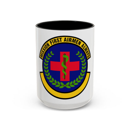 22 Healthcare Operations Squadron AMC (U.S. Air Force) Accent Coffee Mug