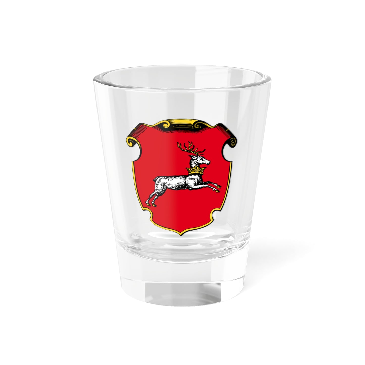 Herbarz Kaspra Niesieckiego Люблинское (Lithuania) (Coat of Arms) Shot Glass 1.5oz