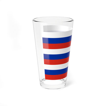 Flag of Russia 9 Stripes (Russia) Pint Glass 16oz
