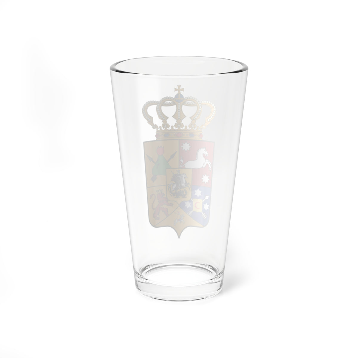 Герб царства Грузинского (Russia) (Coat of Arms) Pint Glass 16oz