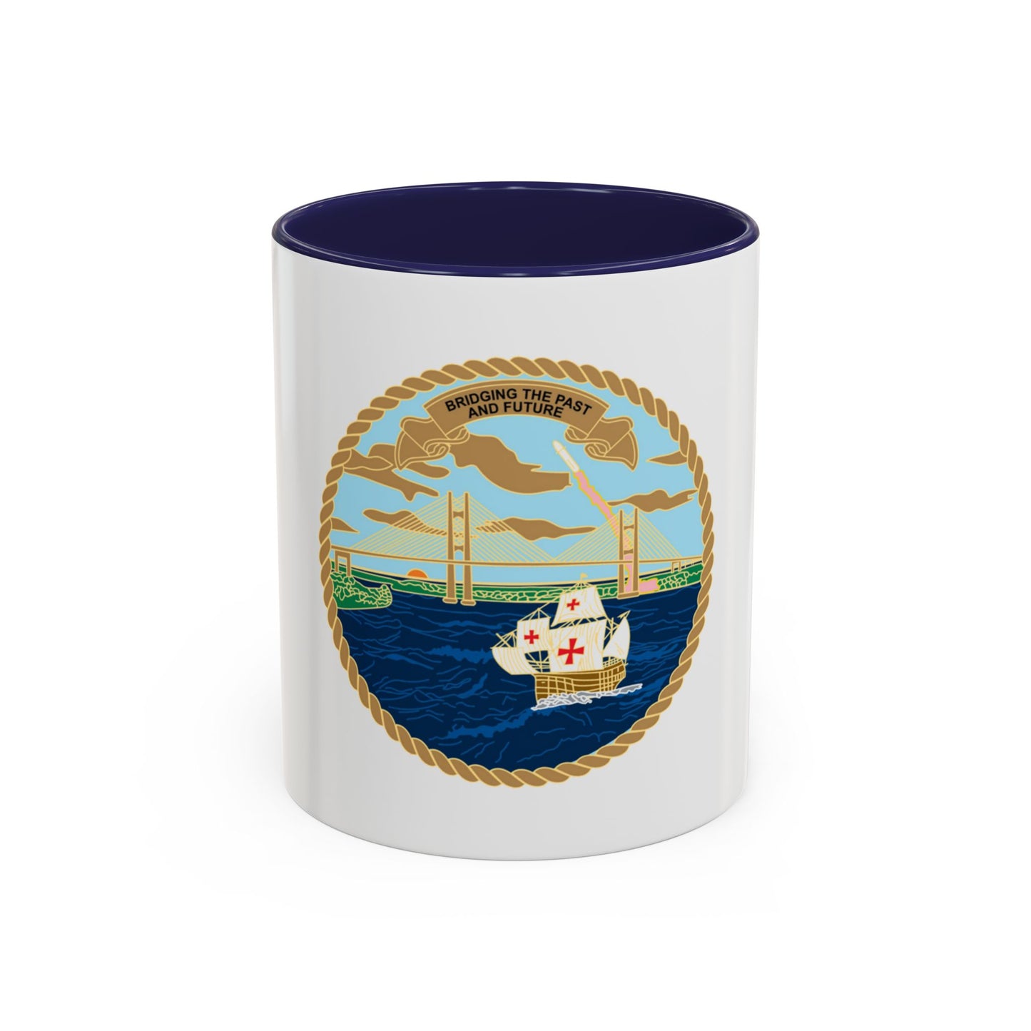 USCG Sector Jacksonville Bridge (U.S. Coast Guard) Accent Coffee Mug