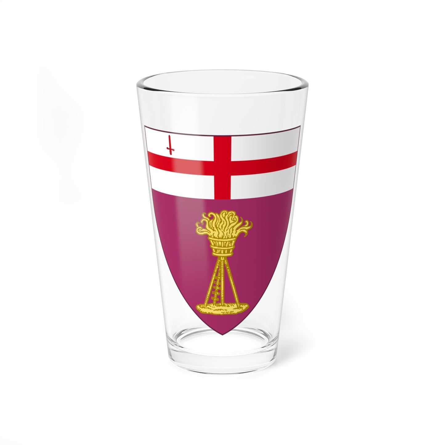 Shield of City University of London (United Kingdom) (Coat of Arms) Pint Glass 16oz