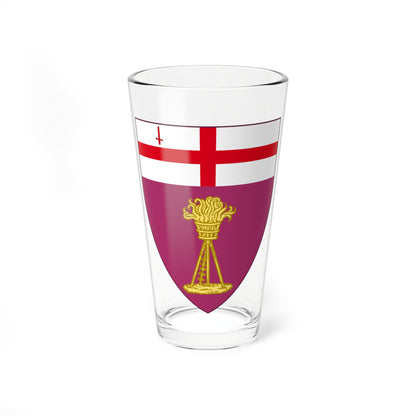 Shield of City University of London (United Kingdom) (Coat of Arms) Pint Glass 16oz