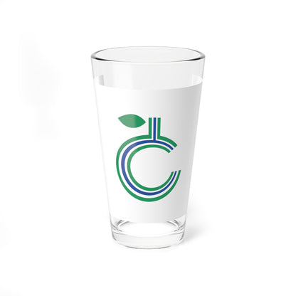 Flag of Toyohira Ward Sapporo Hokkaido (Japan) Pint Glass 16oz