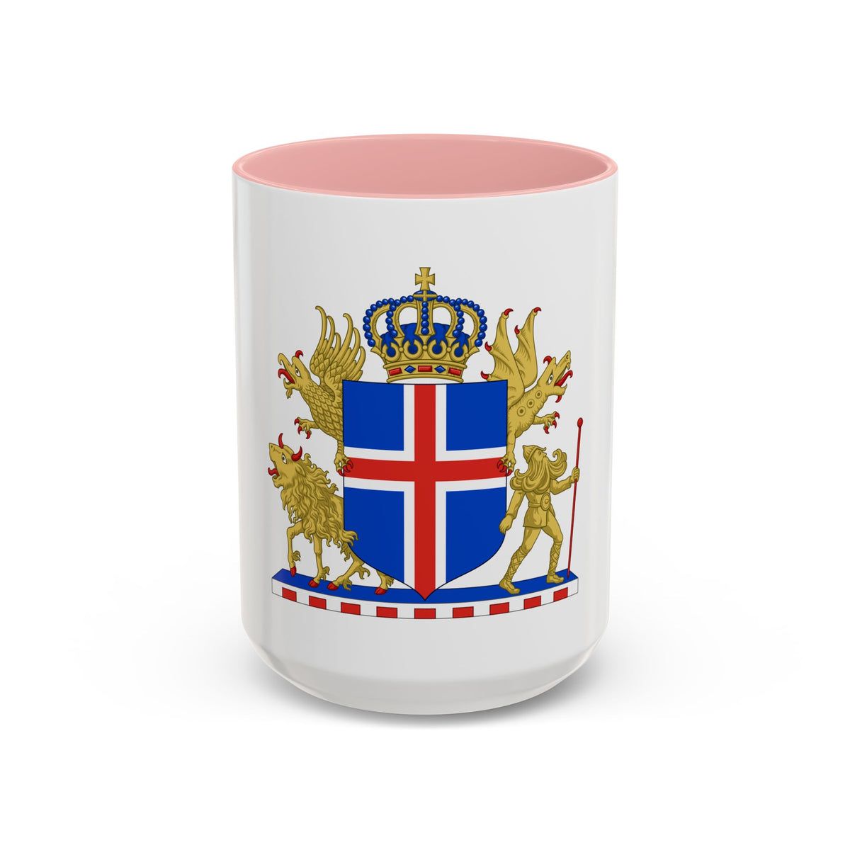 Kingdom of Iceland Coat of Arms - Accent Coffee Mug