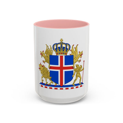 Kingdom of Iceland Coat of Arms - Accent Coffee Mug