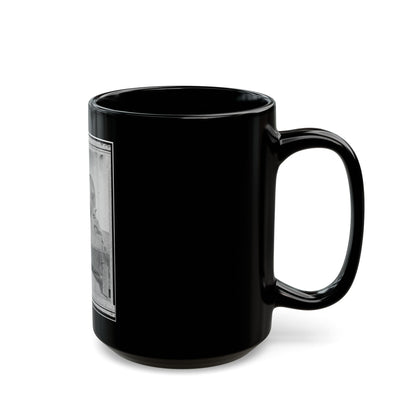 The Gun  Jeff Davis,  Identified As A Rodman Smooth Bore Gun In Port Royal, South Carolina (U.S. Civil War) Black Coffee Mug