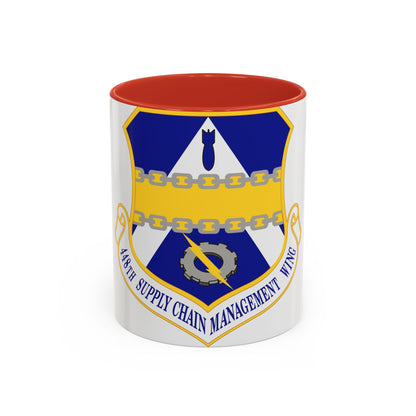 448th Supply Chain Managment Wing (U.S. Air Force) Accent Coffee Mug
