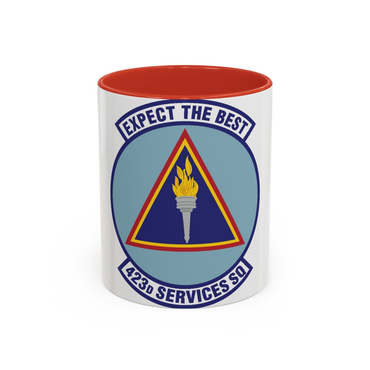 423d Services Squadron (U.S. Air Force) Accent Coffee Mug