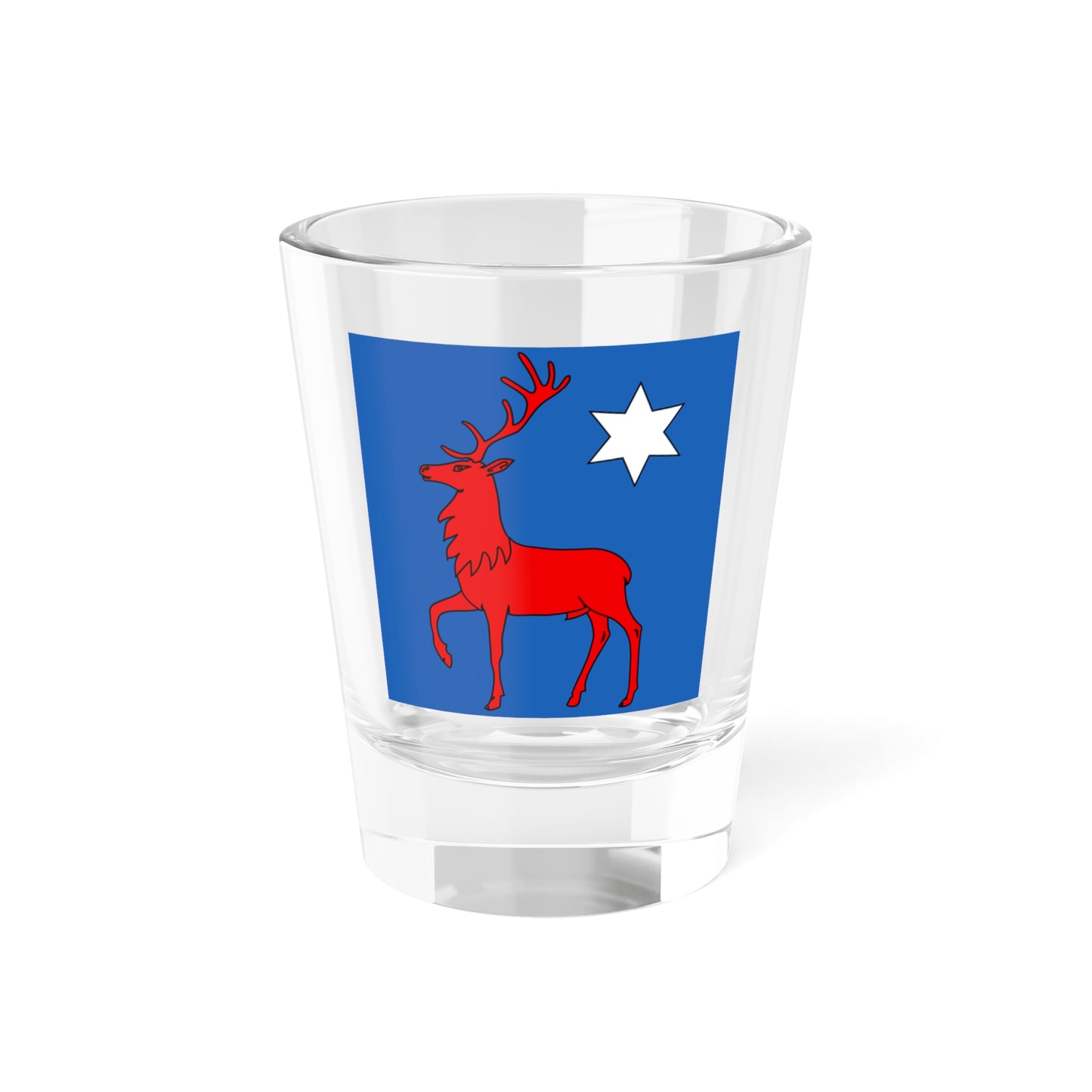 Drapeaux de la famille de Cerjat (Switzerland) Shot Glass 1.5oz
