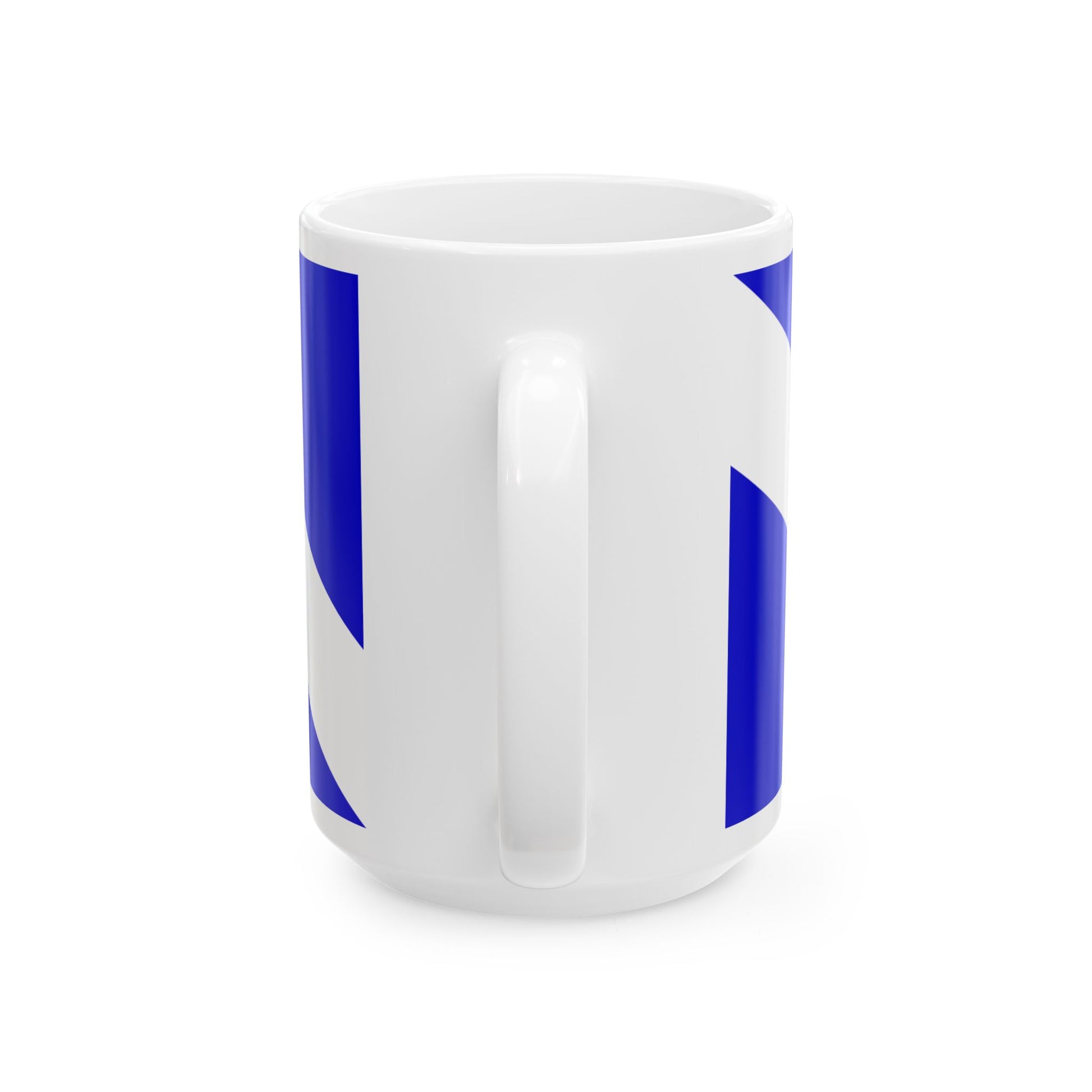 Flag of Brod Posavina County Croatia - White Coffee Mug-Go Mug Yourself