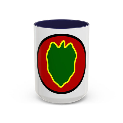 24 Infantry Division SSI (U.S. Army) Accent Coffee Mug
