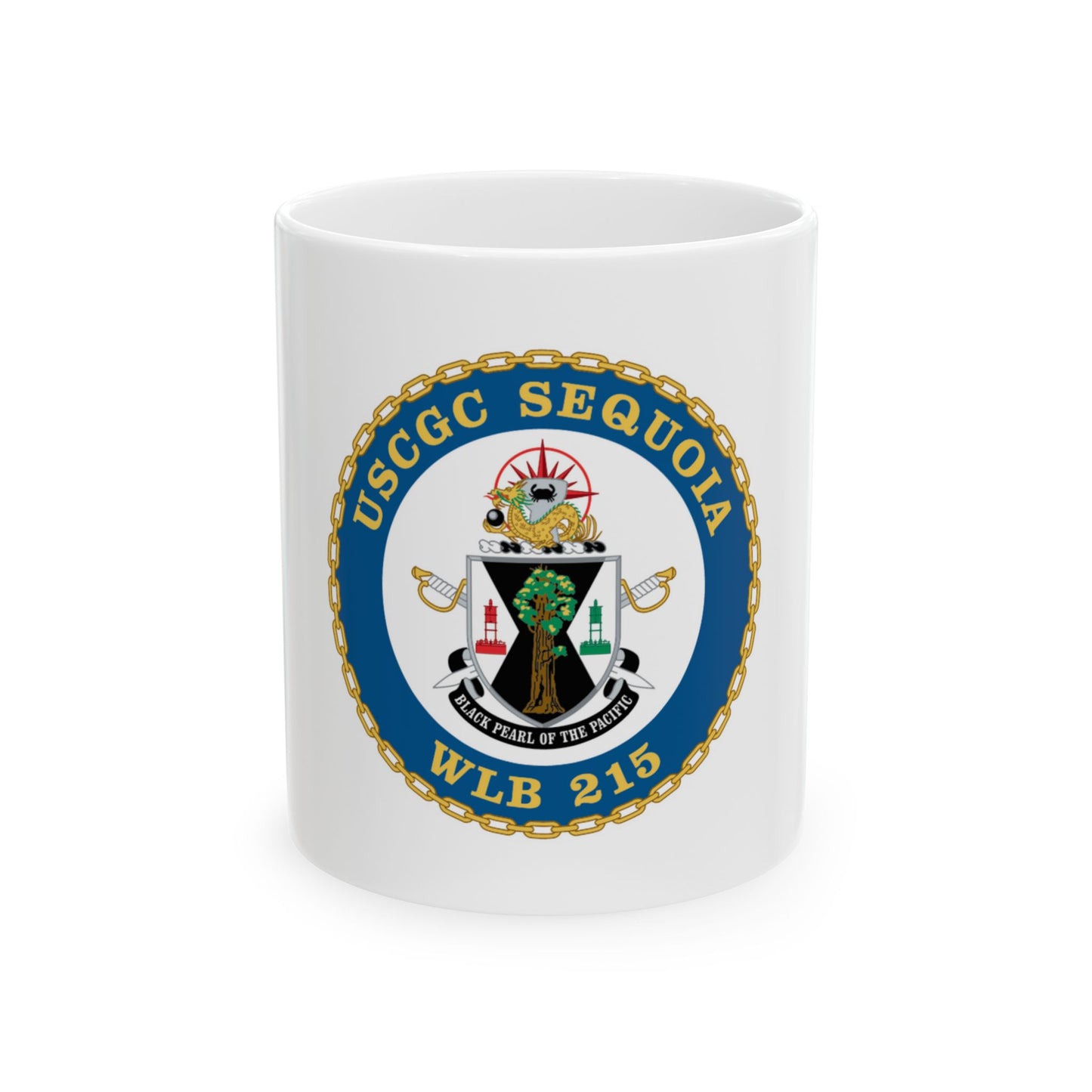USCGC Sequoia WLB 215 (U.S. Coast Guard) White Coffee Mug