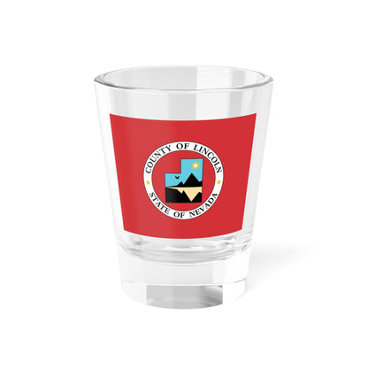 Flag of Lincoln County Nevada (United States) Shot Glass 1.5oz