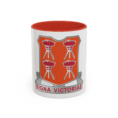 447 Signal Battalion (U.S. Army) Accent Coffee Mug